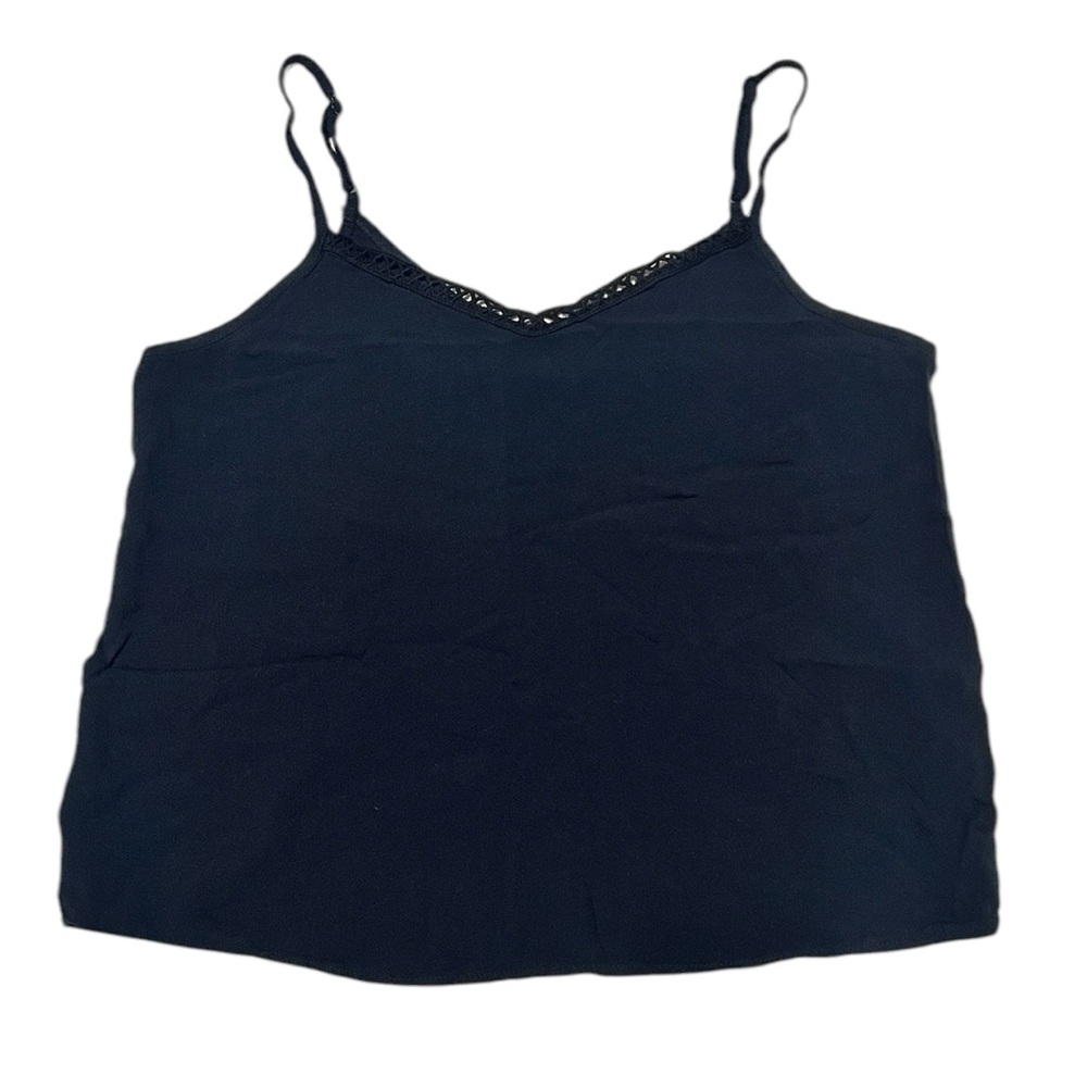 V-Neck Black Camisole